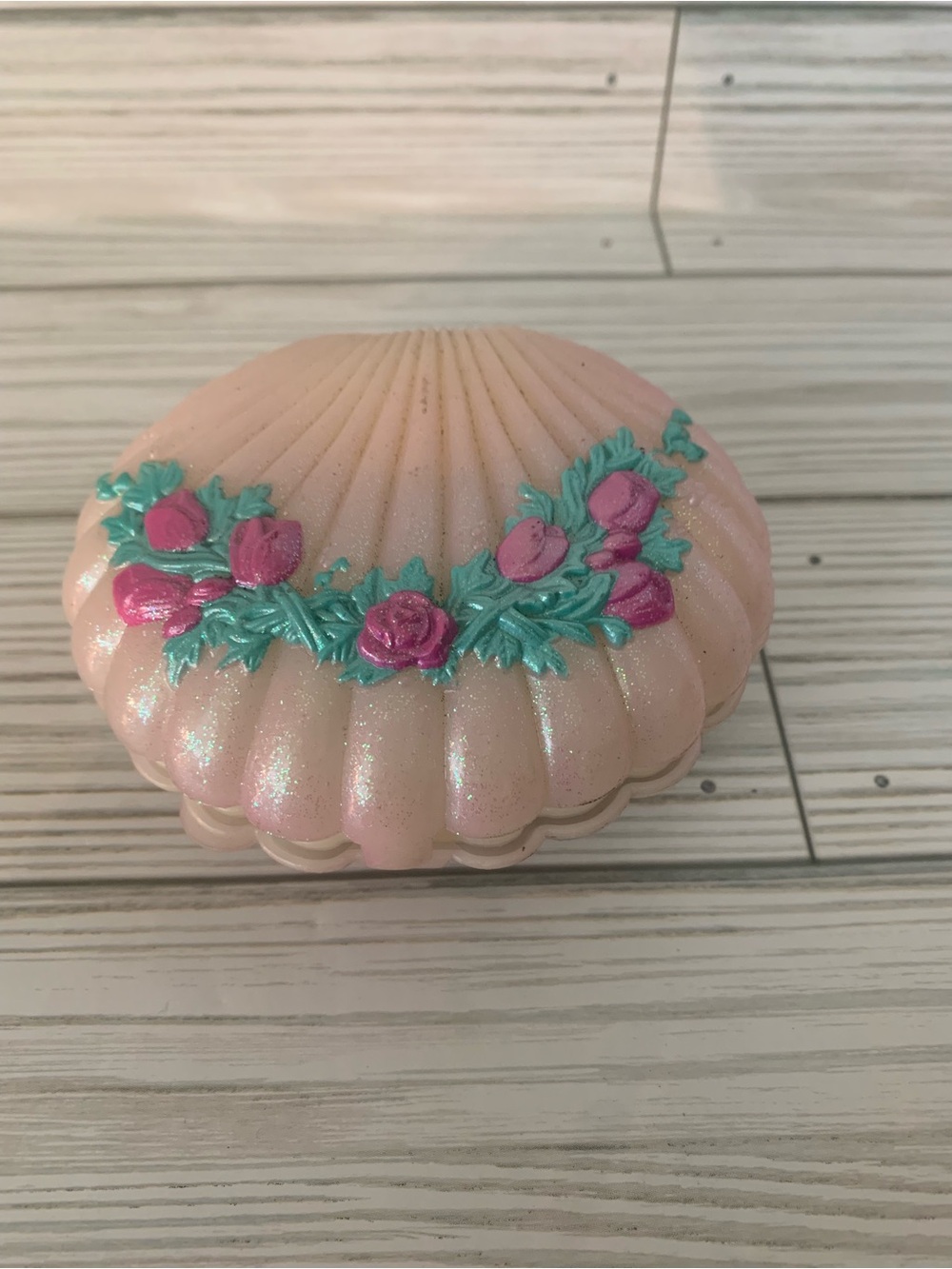 Vintage 1993 Kenner Fairy Winkles Sweet Dreams Seashell Compact mini figures - Picture 3 of 5